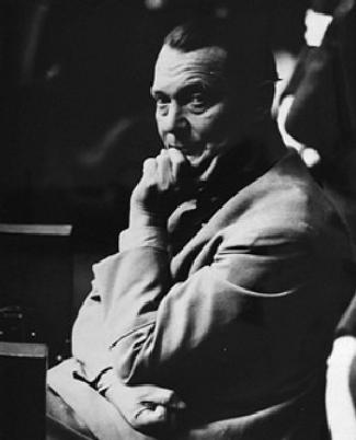 Hermann Goering al processo di Norimberga Hermann Goering al processo di Norimberga