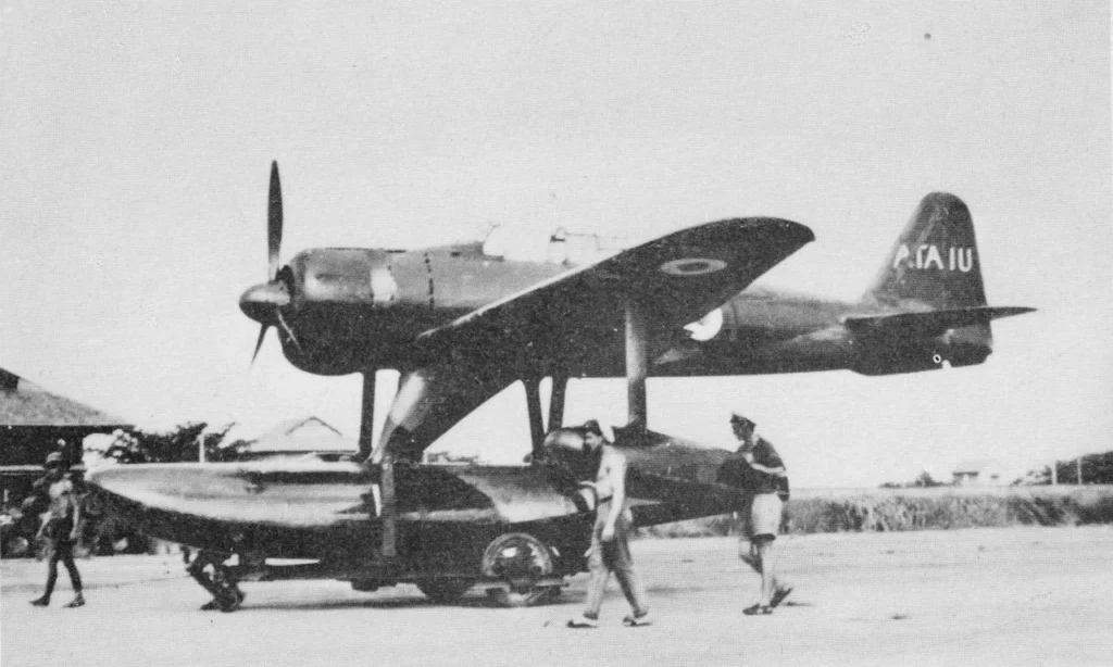 Nakajima A6M2-N Rufe con insegne Aéronavale, Indocina