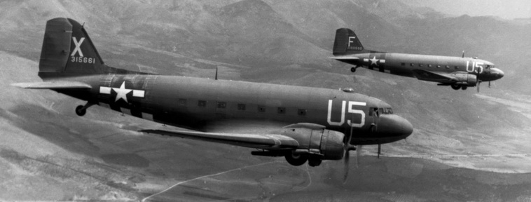 il DC-3: l'aereo da trasporto più diffuso il DC-3: l'aereo da trasporto più diffuso