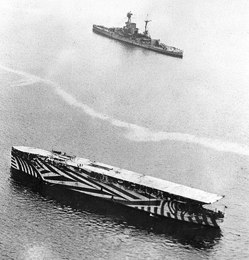 HMS Argus, 1918