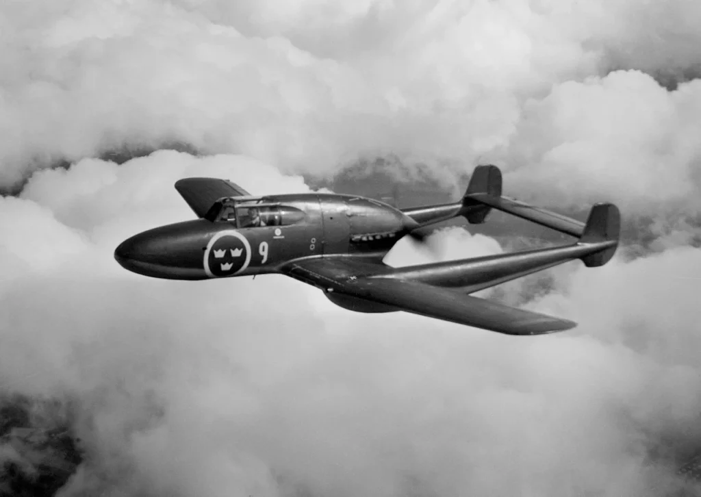 Saab 21R in volo Saab 21R in volo