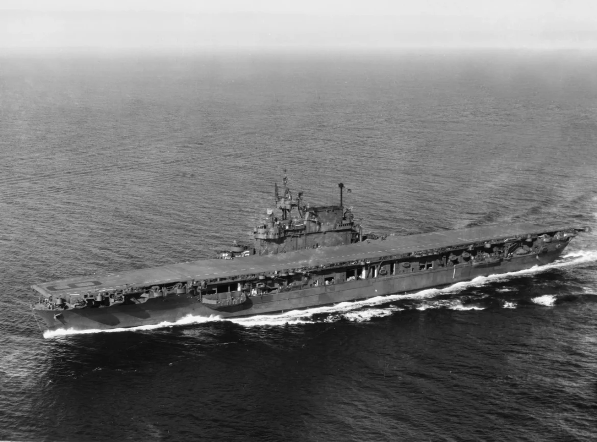 La Enterprise nel 1945