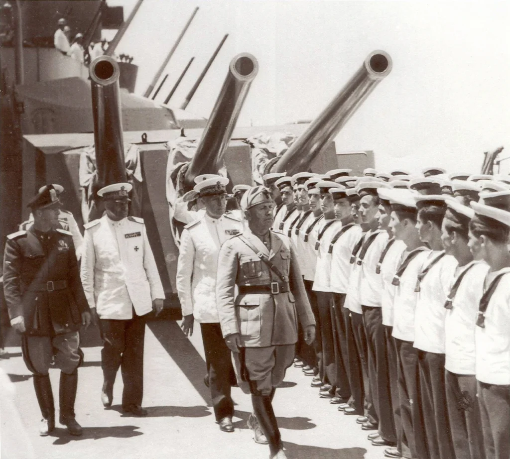 Riccardi, Iachino, Mussolini